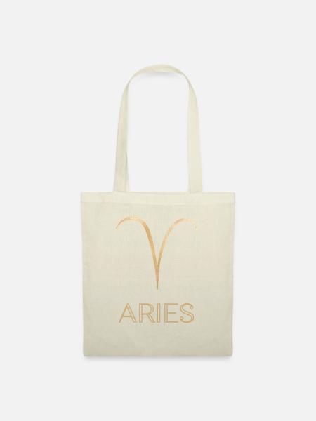 ARIES Zodiac - Stoffbeutel - Natur