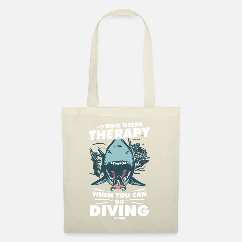 Tauchen Scuba Tauchlehrer Urlaub Sommer Geschenk - Stoffbeutel - Natur