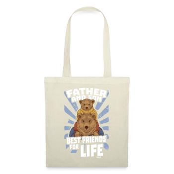 Father Papa Son Child Father's Day Gift - Tote Bag - nature - Front