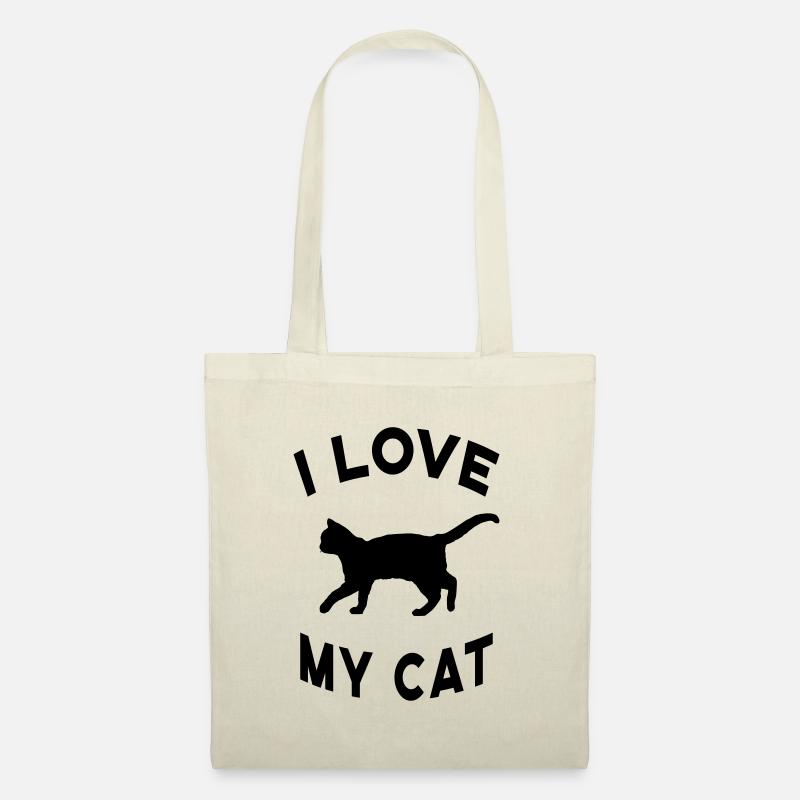 Chat Chats Chat Ami Chat Dame ChatOn - Sac en tissu - nature