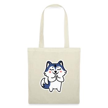 Husky Namaste Dog Cadeau Malamute - Sac en tissu - nature - Devant
