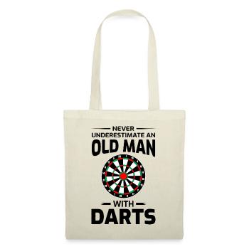 Darts Players Bullseye Shooting Dad Fathers Day - Tote Bag - nature - Front