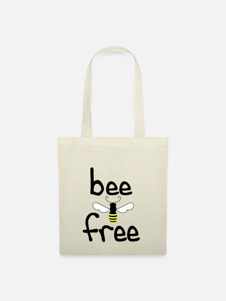 Bee free - Stoffbeutel - Natur