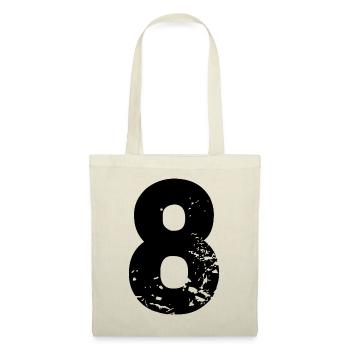 Maillot à 8 chiffres - Sac en tissu - nature - Devant