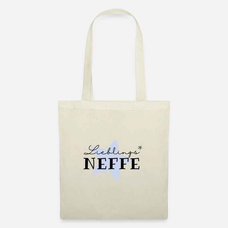 Lieblingsneffe/ bester Neffe / Geburt - Stoffbeutel - Natur