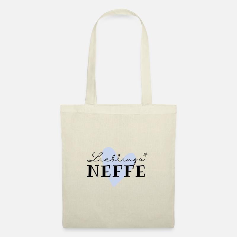 Lieblingsneffe/ bester Neffe / Geburt - Stoffbeutel - Natur