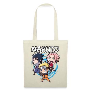 Naruto Shippuden Naruto, Sakura & Sasuke Als Chibi - Stoffbeutel - Natur - Vorne