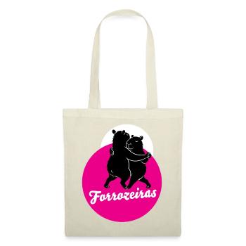 Forrozeiras – Tanzende Capybaras | Forro Statement - Stoffbeutel - Natur - Vorne
