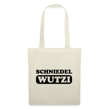 schniedelwutzi penis pimmel lustig - Stoffbeutel - Natur - Vorne
