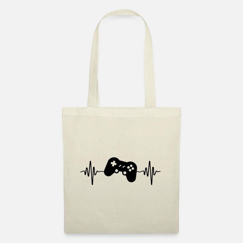 gamer controller puls - Sac en tissu - nature