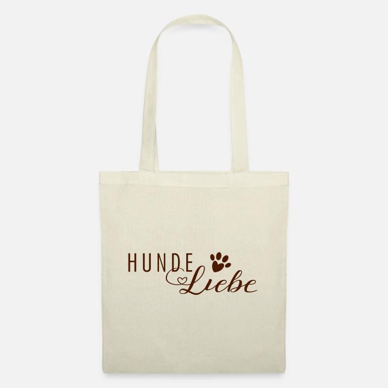 Hundeliebe - Stoffbeutel - Natur
