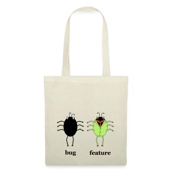 Bug vs fonctionnalité - Sac en tissu - nature - Devant
