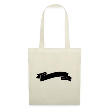 Élément de ruban icône banderole - Sac en tissu - nature - Devant