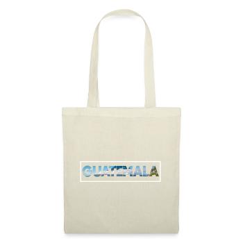 Guatemala Guatemalan Flagge DNA I Geschenk - Stoffbeutel - Natur - Vorne