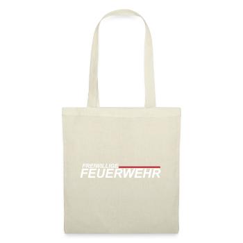 FEUERWEHR Modern - Freiwillige Feuerwehr FW05 - Stoffbeutel - Natur - Vorne