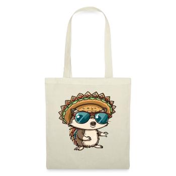 Hedgehog Comic Funny Sombrero - Tote Bag - nature - Front
