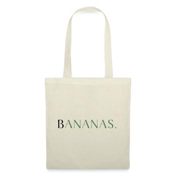 Bananas. Ananas. Bananen und Ananas. - Stoffbeutel - Natur - Vorne