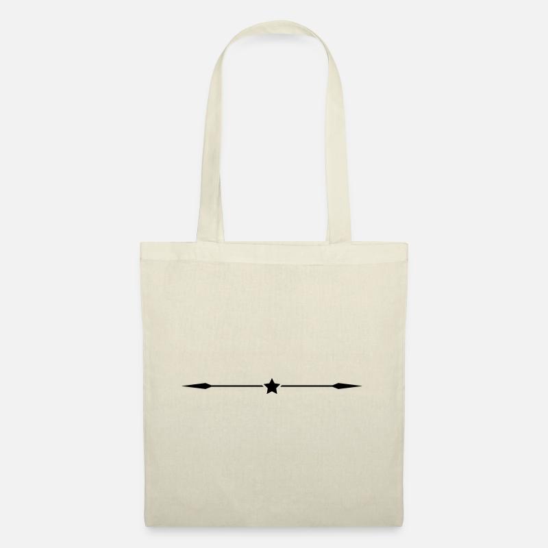étoilé - Sac en tissu - nature