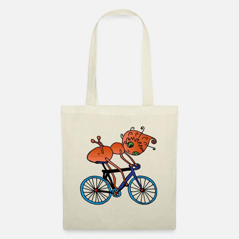 Ameise - Biker - Stoffbeutel - Natur