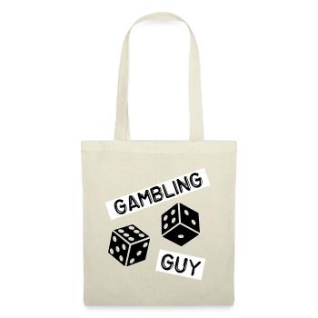 Gambling Guy Würfelspieler - Stoffbeutel - Natur - Vorne