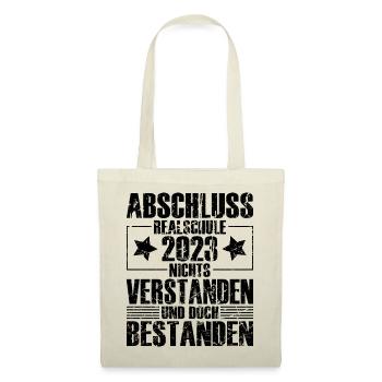 Abschluss 2023 Realschule - Stoffbeutel - Natur - Vorne