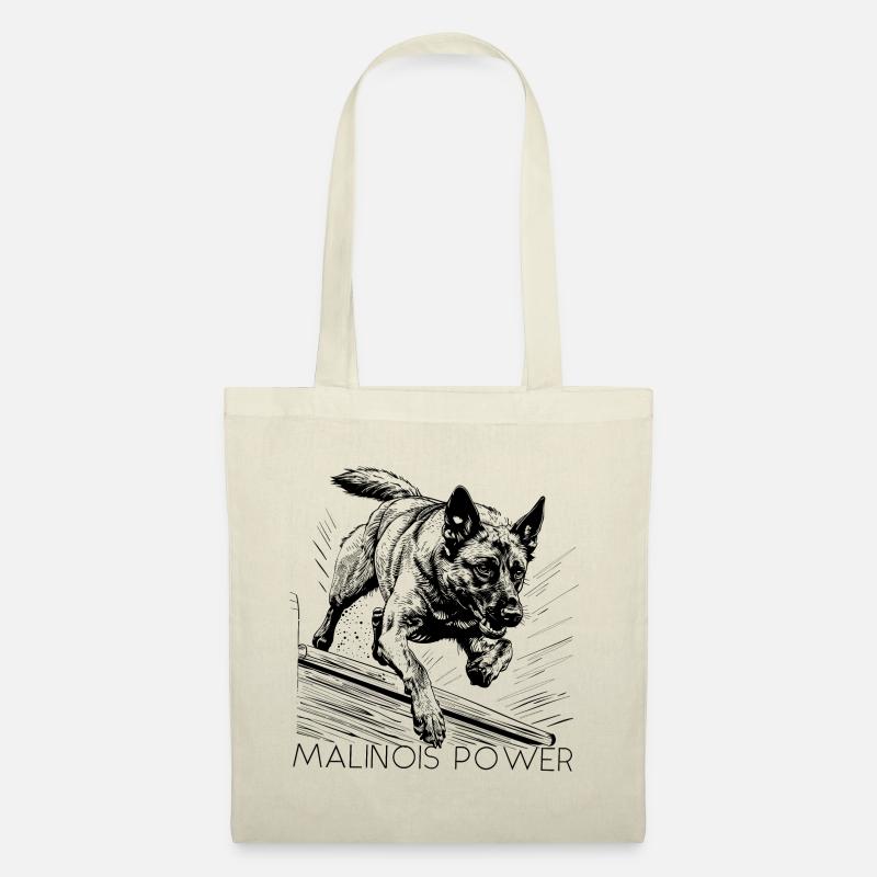 MALINOIS POWER - Stoffbeutel - Natur
