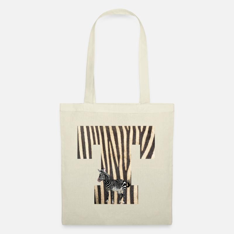 zebra t - Stoffbeutel - Natur