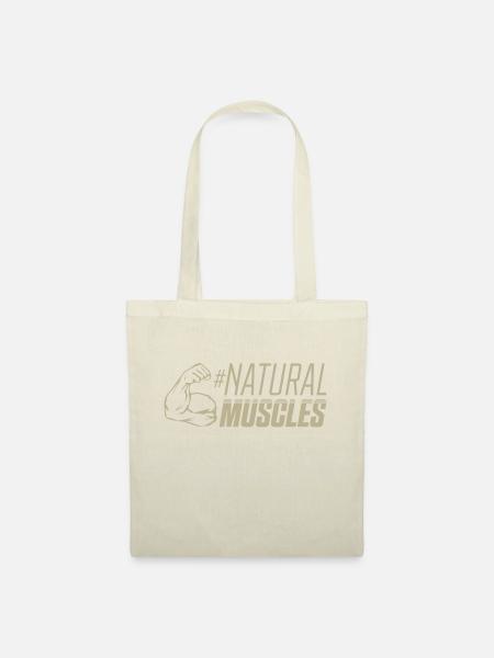Natural Musklen Bodybuilding - Stoffbeutel - Natur