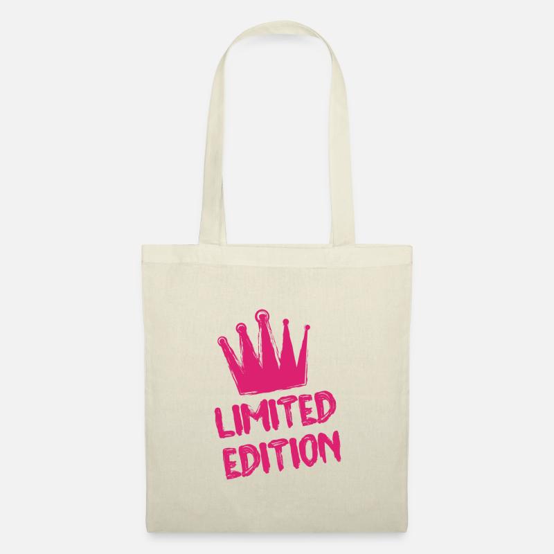 Limited Edition Krone Pink - Stoffbeutel - Natur