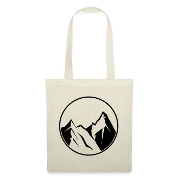 mountains symbol circle nature mountains - Tote Bag - nature - Front