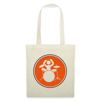 batteur icône batteur - Sac en tissu - nature - Devant