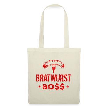Bratwurst Boss Chefkoch - Stoffbeutel - Natur - Vorne