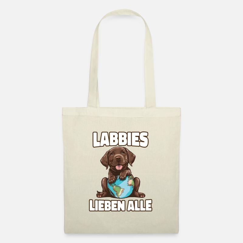 Labrador - Labbies lieben alle - Stoffbeutel - Natur