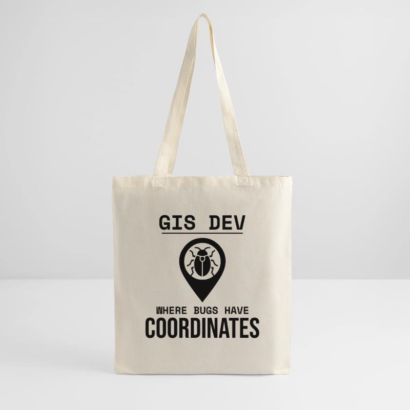 GIS Dev Debugging Coordinates Geospatial Bug Tote Bag