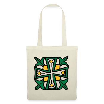 Croix celtique - Sac en tissu - nature - Devant