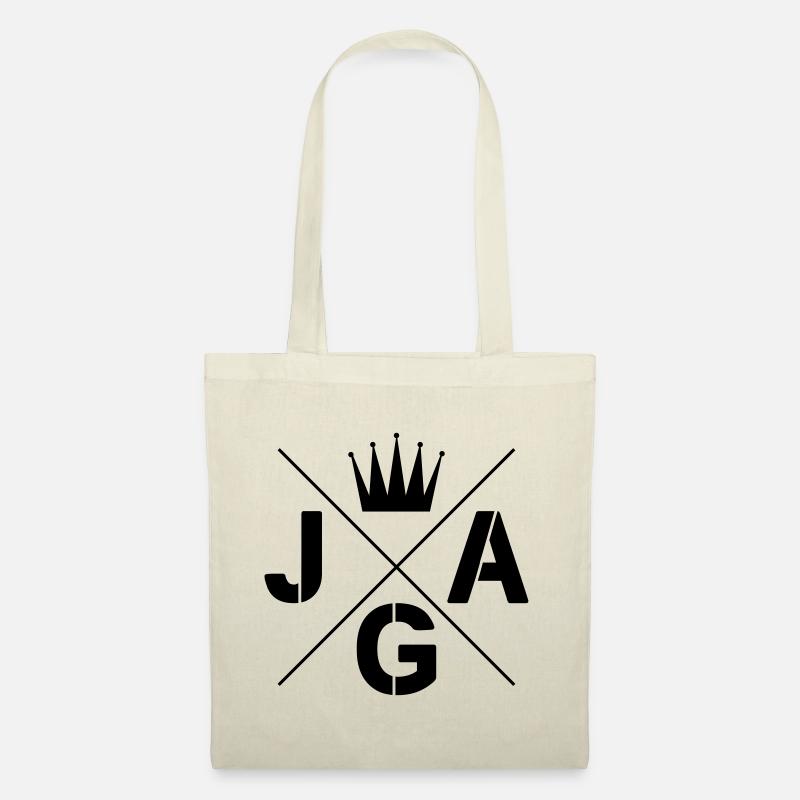 jga krone junggesellenabschied - Stoffbeutel - Natur