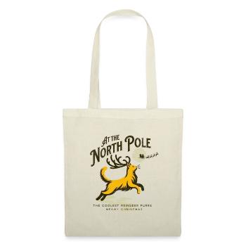 Magie des chats au pôle Nord : le renne le plus cool - Sac en tissu - nature - Devant
