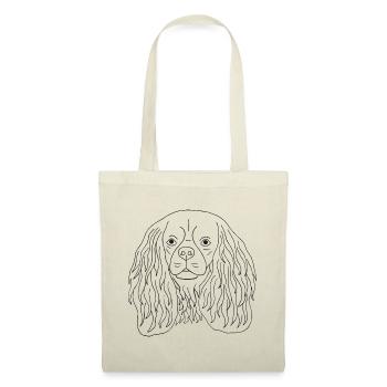 Cavalier King Charles Spaniel - Stoffbeutel - Natur - Vorne