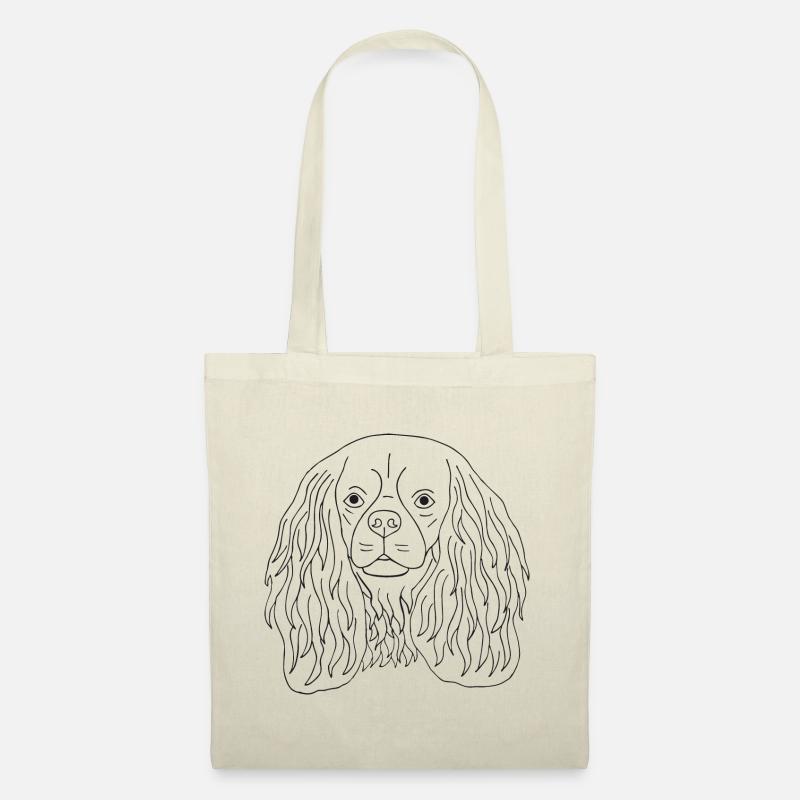 Cavalier King Charles Spaniel - Stoffbeutel - Natur