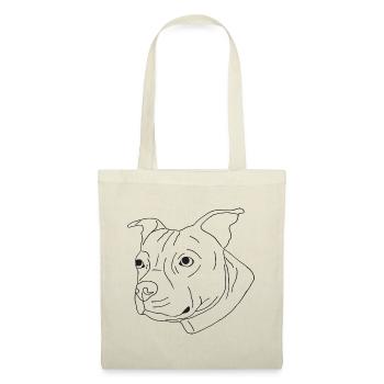 Staffordshire Bullterrier - Stoffbeutel - Natur - Vorne