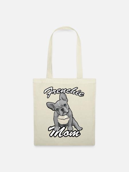 Frenchie mom blue - Tote Bag - nature