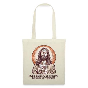 Messias Jesus Guru Typ: Fiktion Spruch - Stoffbeutel - Natur - Vorne