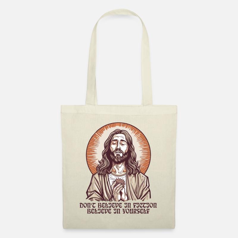 Messias Jesus Guru Typ: Fiktion Spruch - Stoffbeutel - Natur