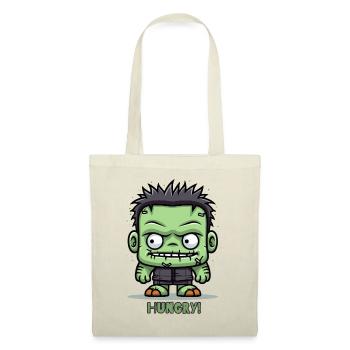Petit zombie affamé - Sac en tissu - nature - Devant