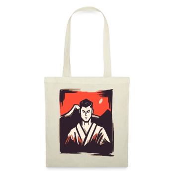 Japanische Rote Sonne: Kampfkunst Karate - Stoffbeutel - Natur - Vorne