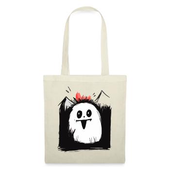 Japanese Red Sun: Funny Egg from Creature - Tote Bag - nature - Front
