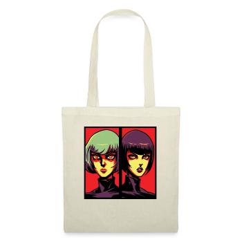 A Powerful Anime Cartoon Female Duo - Tote Bag - nature - Front