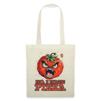 Tomate Italiano : Je déteste la pizza - Sac en tissu - nature - Devant