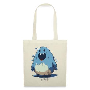 Cartoon-Kreatur lustiger Blob - Stoffbeutel - Natur - Vorne