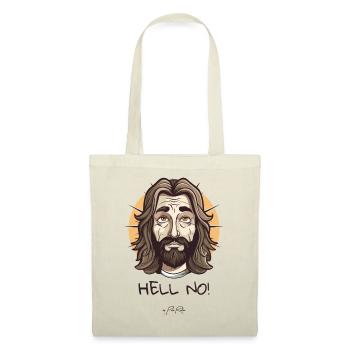 Der Jesus-Typ sagt definitiv nein zur Hölle - Stoffbeutel - Natur - Vorne
